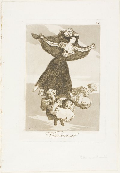 Ils ont volé, planche 61 de Los Caprichos (Caprices) - Francisco Jose de Goya y Lucientes