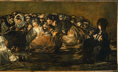 Sabbat des sorcières ... (peinture sur toile) - Francisco Jose de Goya y Lucientes