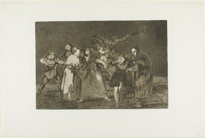 Les blessures guérissent plus vite que les mots hâtifs, planche 16 de Los Proverbios - Francisco Jose de Goya y Lucientes