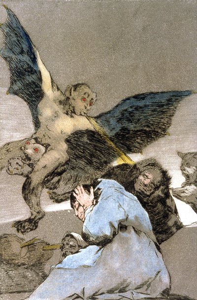 Monstres, gravure 1797-1799 - Francisco Jose de Goya y Lucientes