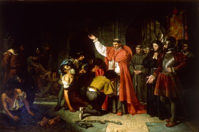 Le cardinal Cisneros libère les captifs d