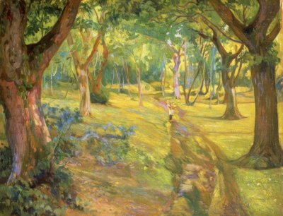 La forêt – 1923 – huile sur toile – 90x68 cm - Francisco Llorens Diaz