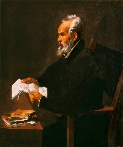 Représentation de Raymond Lulle en catalan Ramon Llull, espagnol Raimundo Lulio (Lullo) (Lull) philosophe, théologien et poète catalan (1235-1315), vers 1618 - Francisco Ribalta
