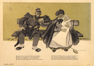 Marie! levez-vous, vous êtes paresseuse, caricature de L