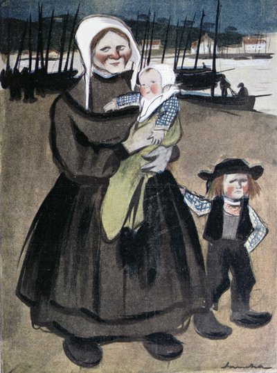 La Famine en Bretagne, illustration d