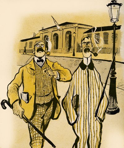 Deux Anglais passent devant une morgue, 1903 - Francisco Sancha y Lengo