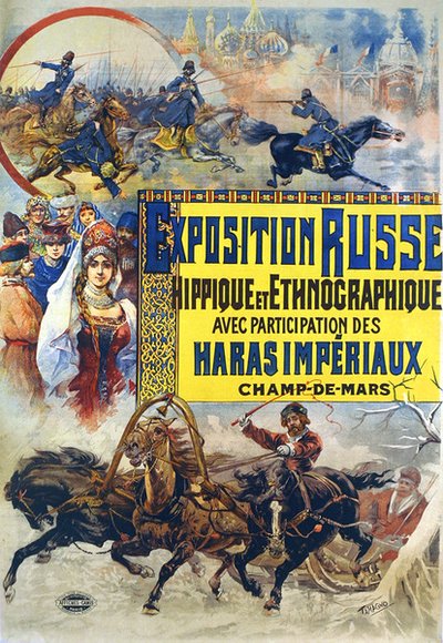Affiche publicitaire pour un spectacle d