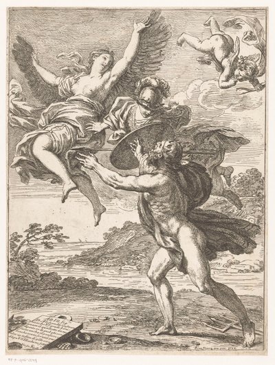 Coronis transformée en corbeau - Francisco Vieira de Mattos
