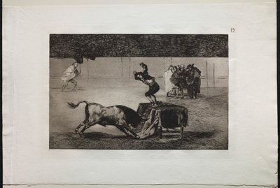 Corridas : Une autre folie de lui dans la même arène - Francisco de Goya