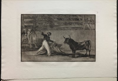 Corridas : Origine des harpons ou banderilles - Francisco de Goya