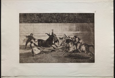 Corridas : La mort de Pepe Illo (2ème composition) - Francisco de Goya