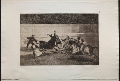 Corridas : La mort de Pepe Illo 2e composition, 1876 - Francisco de Goya