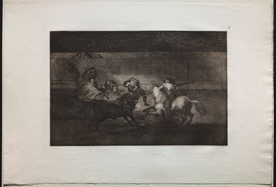 Corridas : La mort de Pepe Illo, 3ème composition - Francisco de Goya