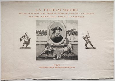 Corridas : Page de titre - Francisco de Goya