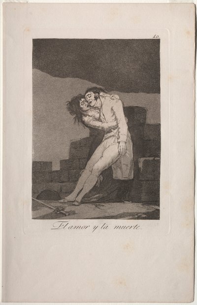 Caprichos : Amour et Mort - Francisco de Goya