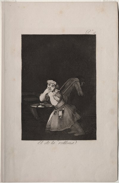 Caprichos : Le garçon de la nounou - Francisco de Goya