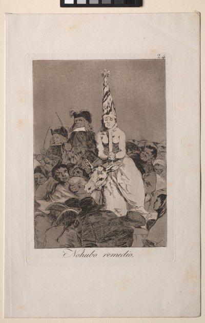 Caprichos: On ne pouvait rien y faire - Francisco de Goya