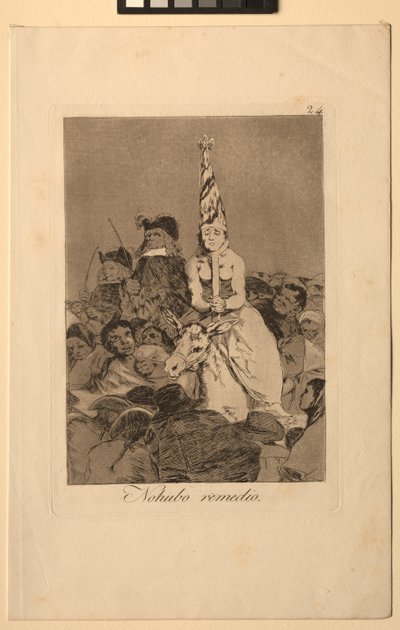 Caprichos : Rien ne pouvait être fait à ce sujet - Francisco de Goya