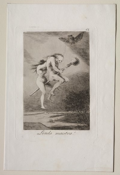 Caprices : Jolie maîtresse ! - Francisco de Goya