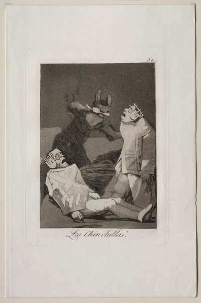 Caprichos : Les chinchillas - Francisco de Goya
