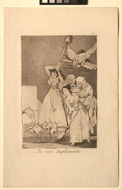 Caprichos : Les voilà plumés - Francisco de Goya