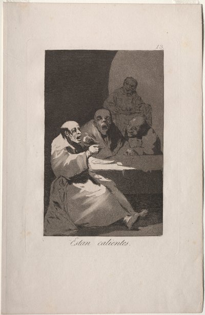 Caprichos : Ils sont chauds. - Francisco de Goya