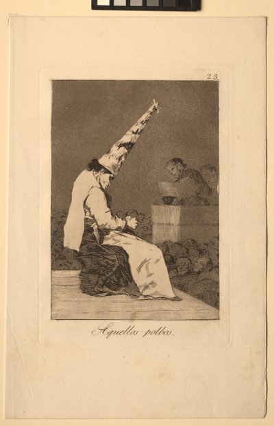 Caprichos: Ces grains de poussière - Francisco de Goya
