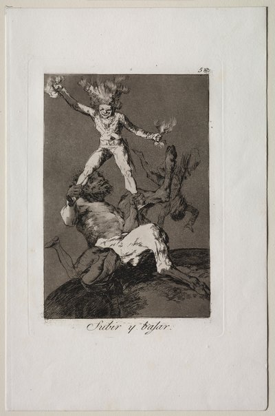 Caprices : Monter et descendre - Francisco de Goya