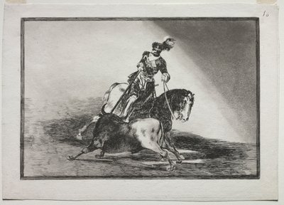 Charles V transperçant un taureau dans l