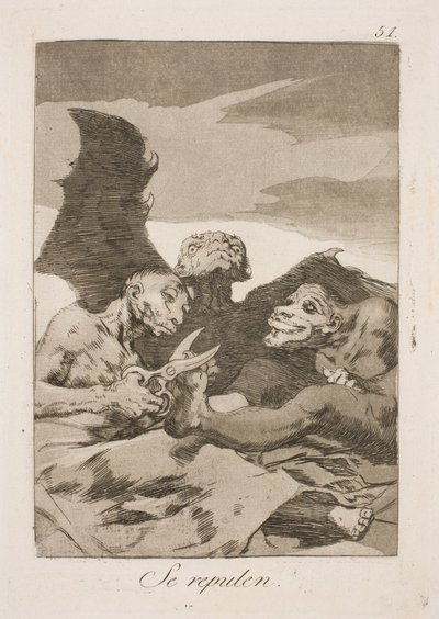 Ils font leur toilette - Francisco de Goya