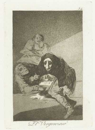 Le honteux - Francisco de Goya