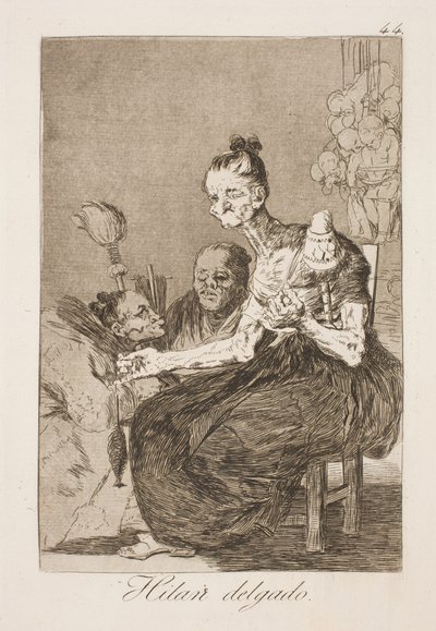 Ils Filent Joliment - Francisco de Goya