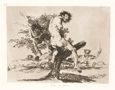 Ceci est pire (37) - Francisco de Goya