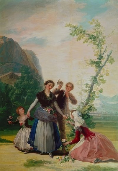 Les Fillettes aux fleurs ou Printemps - Francisco de Goya