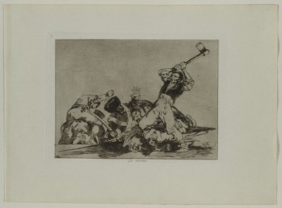 Désastres de la guerre : Pl., 3, La même chose, 1810-1813 - Francisco de Goya