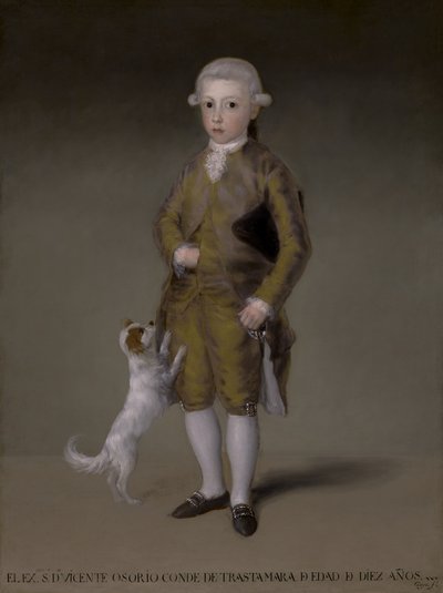 Don Vicente Isabel Osorio de Moscoso y Álvarez de Toledo, Comte de Trastámara, c.1787-88 - Francisco de Goya