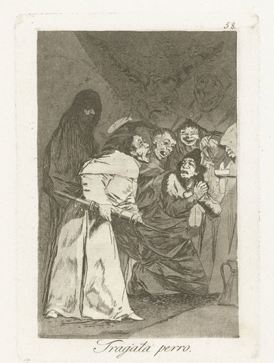 Avaler, chien - Francisco de Goya