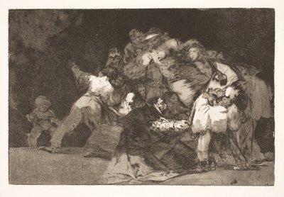 Folie en général (Les griffes du chat et les vêtements du dévoué / tout comme le vice est souvent vêtu des habits de la vertu) - Francisco de Goya