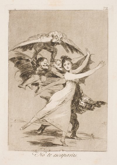 Tu ne nous échapperas pas - Francisco de Goya