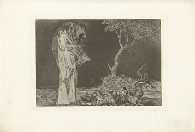 Folie de la peur (Los Disparates) - Francisco de Goya