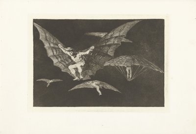 Une manière de voler (Los Disparates) - Francisco de Goya