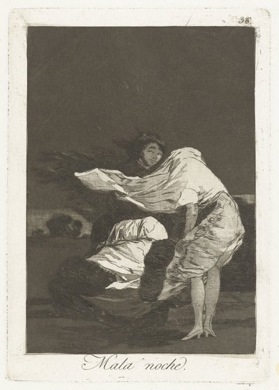 Une mauvaise nuit - Francisco de Goya