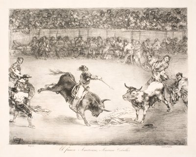 "Le célèbre Américain, Mariano Ceballos" - Francisco de Goya