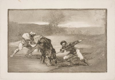 Une autre façon de chasser à pied - Francisco de Goya