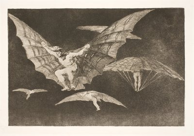 Une façon de voler (Là où il y a une volonté, il y a un chemin) - Francisco de Goya