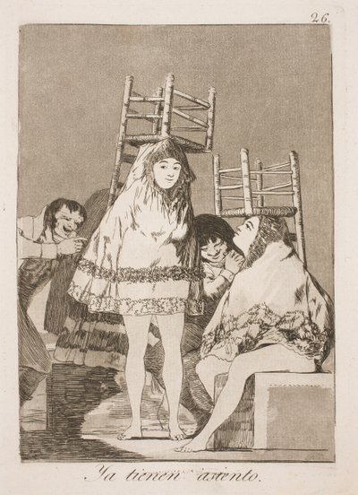 Enfin en place - Francisco de Goya