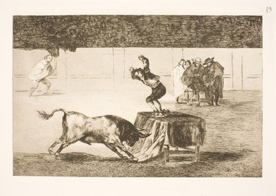 Encore une action folle (de Martincho) dans la même arène (à Saragosse) - Francisco de Goya