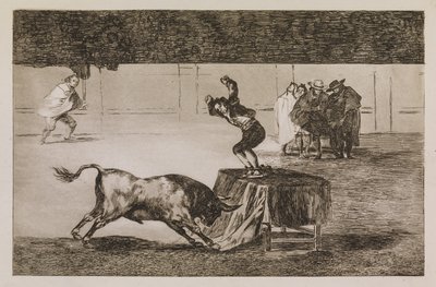 Encore une action insensée dans la même arène - Francisco de Goya