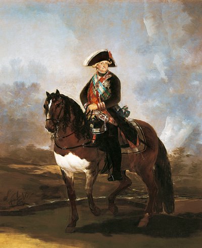 Portrait équestre du roi Carlos IV - Francisco de Goya