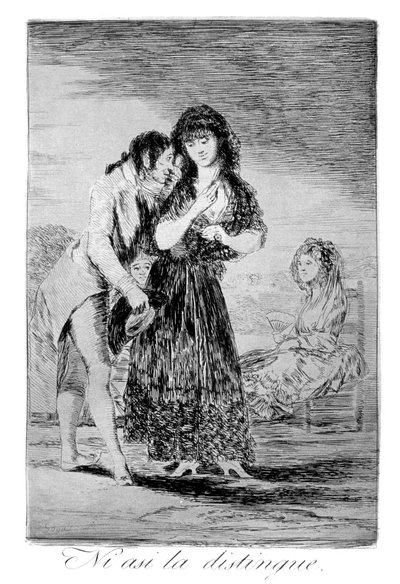 Même ainsi, il ne peut pas la comprendre, 1799 - Francisco de Goya